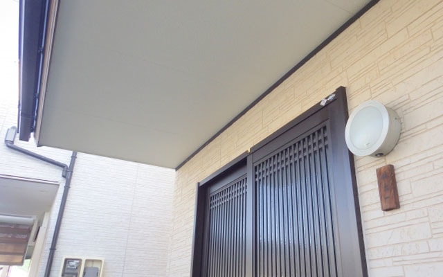 軒天・霜除け写真